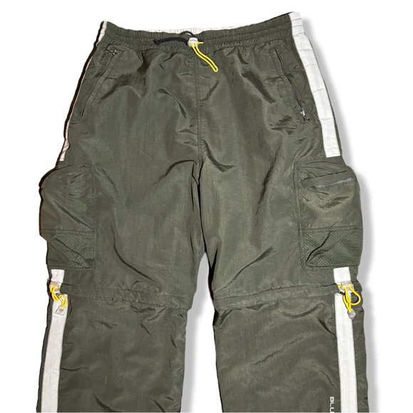 Vintage 90s BlueNotes Baggy Cargo Zip Of Pants - Picture 3 of 5